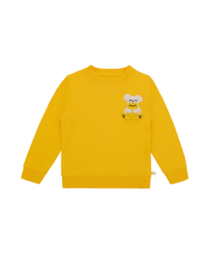 Squeaky Yellow Crew Neck Sweatshirt