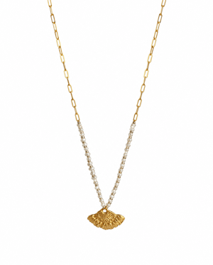 Venus Pearl Necklace Gold