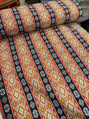 Manusa Etnik Kilim Desen Kumaş 5