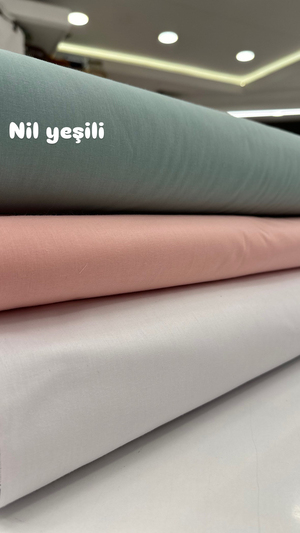 Düz Renk Akfil Kumaş Nil Yeşili
