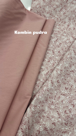 Ada Soft Çiçek Desenli Akfil Kumaş D88500 Pembe