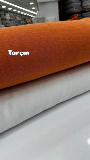 Düz Renk Müslin Bezi Tarçın