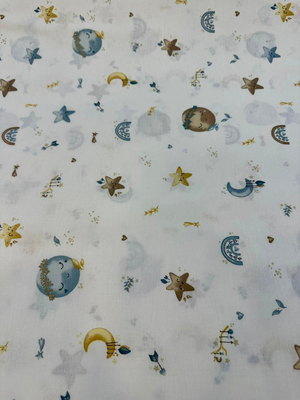 Boho Gökyüzü Desen Akfil D3350 Mavi