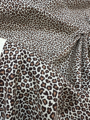 Leopar Desenli Poplin D3502