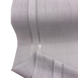 Linen Çift Sıra Ajur Detaylı Runner Kumaş 65 Cm Genişlikli Gri