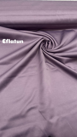 Mat Pamuk Saten Eflatun 
