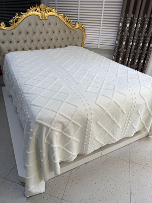 Puanlı Kilim Desen Etuval Limi Pike Krem