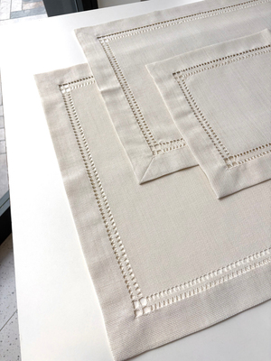 Dublin Çift Sıra El İşi Antika Detaylı Linen Kumaş Salon Set Açık Taş