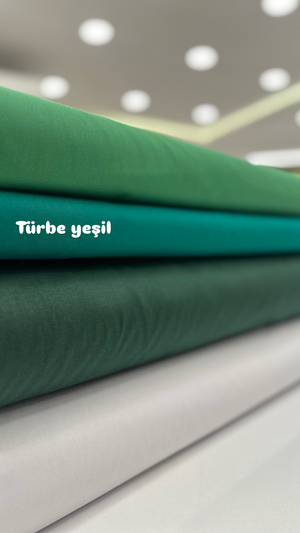 Düz Renk Akfil Kumaş Türbe Yeşil