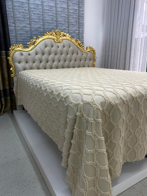 Taş Oval Desen Püskül Detaylı Limi Pike Kapuçino
