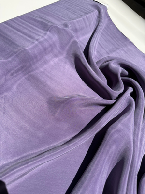 İpeker Düz Scarlet İpek Cupro Kumaş Koyu Violet