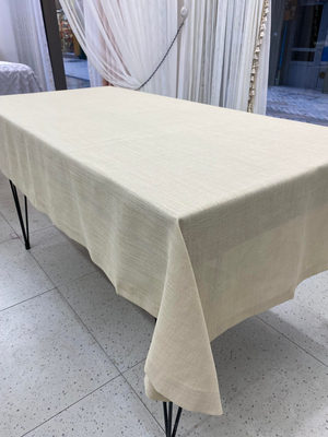 Köşe çevrili Linen Masa Örtüsü