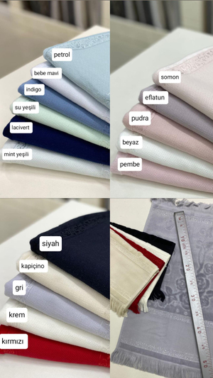Etamin Boşluklu, Püsküllü Kadife Mutfak Havlusu