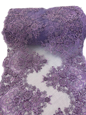 Güpür Runner Kumaş DGR29 Mor