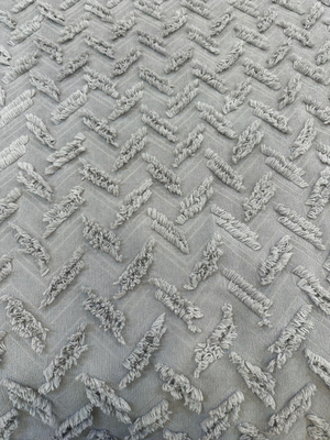 Kesik Zigzag Püskül Desen Etuval Limi Pike Gri