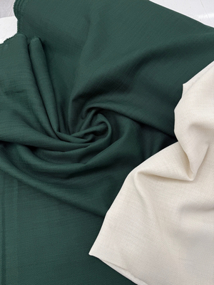 Etuval Linen Kumaş Zümrüt Yeşili