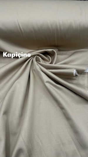 Mat Pamuk Saten Kapuçino 