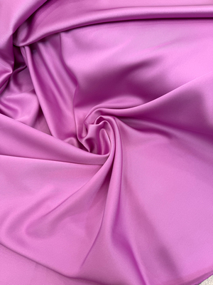 Valentino Asetat Saten Kumaş Erguvan Pembe