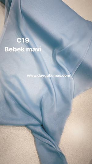 Bebek Mavi C19 Janjan Şifon