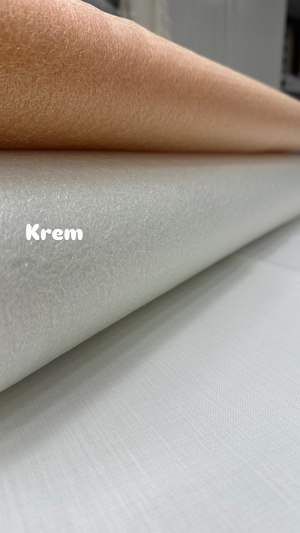 Dekoratif Örümcek Tül Krem