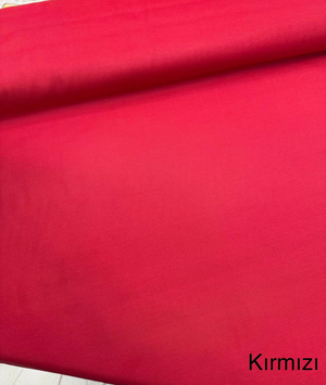 Düz Renk Etuval Cotton Keten Kırmızı