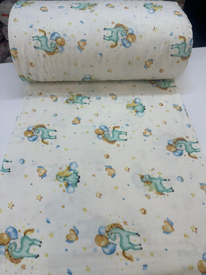 Ponny Desenli Pazen D80130 Turkuaz