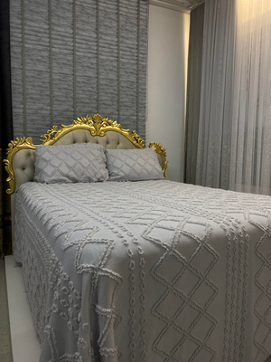 Kupon Kilim Desen Püskül Detaylı Limi Pike Gri