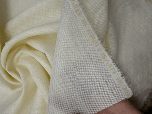 Simli Etuval Linen Kumaş Krem