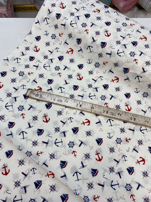 Denizci D79 Desen Poplin