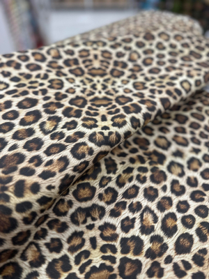 3 No Dijital Leopar Desen Duck Bezi Kumaş