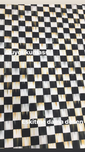 Eskitme Dama Dijital Desen Kumaş