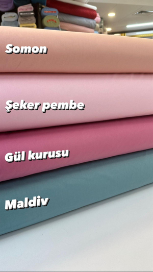 Geniş Enli Düz Renk Akfil Kumaş V11