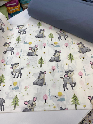 Gri Bambi Desenli Akfil D87
