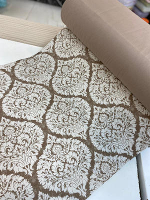 Kahverengi Geometrik Desenli Akfil D117