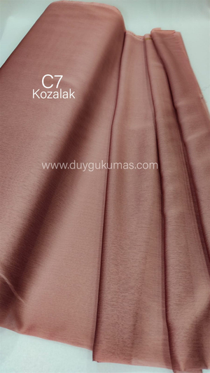 Kozalak Rengi C7 Janjan Şifon
