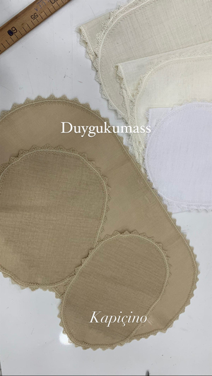 Mekik Oyası Detaylı Oval Set
