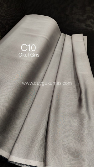 Okul Grisi C10 Janjan Şifon