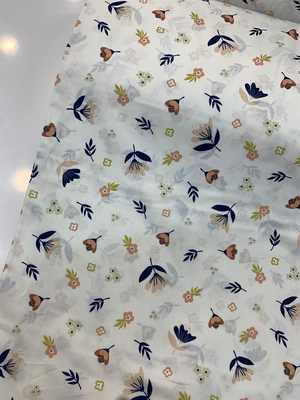 Somon Ufak Floral Desen Poplin (240 Cm Enli)
