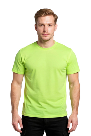 Bisiklet Yaka Hardal T-shirt