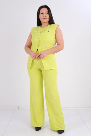 Joymiss Günlük Giyim Pantolon Sarı