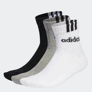 adidas 3-Stripes Linear Half Crew Cushioned 3P Çorap