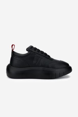 Valmenti Erkek Hakiki Deri Siyah Sneakers & Spor Ayakkabı