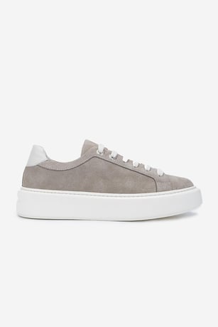 Valmenti Kadın Bej Süet Sneakers & Spor Ayakkabı