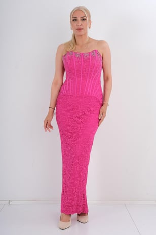 Odrella Night Wear Night Dress Pink