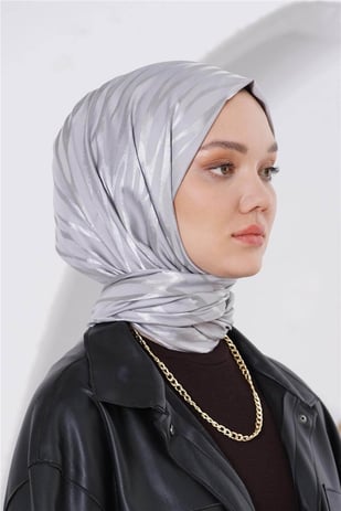 LORYAN FLOŞ JAKAR ZEBRA GRİ ŞAL