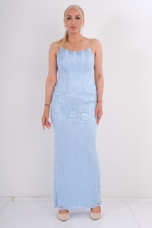 Odrella Night Wear Night Dress Blue