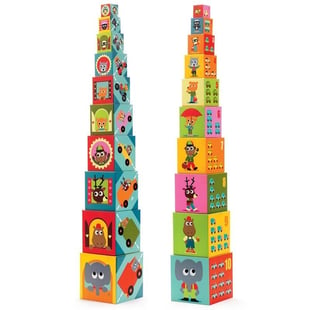 Djeco Küpler - 10 Vehicles Blocks