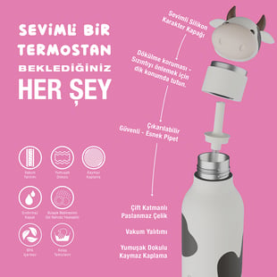 Asobu Bestie Bottle - Cow