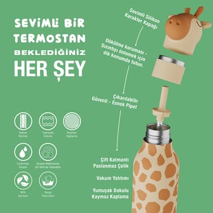 Asobu Bestie Bottle - Giraffe