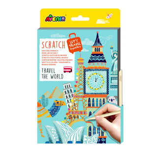 Avenir Mini Kazıma Kartları - Travel the World